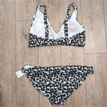 Bikini‎ Swim Suit NEW Plus Size 2X 20w 22w 20 22 Black White Swimsuit NWT Photo 2