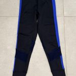 Oysho  fitness XS Black and Blue Athletic Bottoms leggings adjustable waistband Photo 0