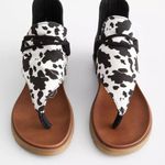Very G Angelika Hooded Cow Print Sandal Photo 0