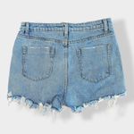 Signature 8  NWT high rise distressed Jean‎ shorts Size L Photo 5