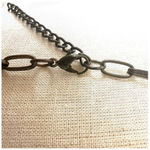 Copper brass colorful long pendant necklace Photo 5