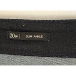 Talbots T By  Women's Straight Leg Pants Cotton / Spandex Blend Black Size 2X Photo 7