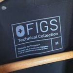 FIGS Banepa Oversized Black Scrub Top Sz M Photo 5