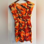 Roberta Freymann  Women’s Multicolor Print Cap Sleeve Sheath Dress Size S Photo 1