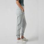 Athleta Brooklyn Textured Jogger City Stripe Coast Grey size 14 Photo 1