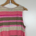 Tommy Bahama  Striped Maxi Dress Size XL Multicolor Beach Resort Comfy Stretch Photo 3