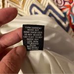 Sharagano Geometric Multicolor Chevron Print A Line Crocheted Size 10 Dress Photo 13