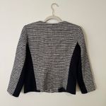 Ivanka Trump blue & white striped zip up jacket Photo 14