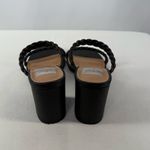 Dolve Vita Braided Block Heel Sandal in Black Size 8‎ Photo 4