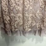 Cal Style Sleeveless Top Blouse Tunic Beige Tan Burnout Velvet Romantic Fairy Size 2X Photo 3