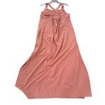 Athleta Arrival Dress Large Sunbaked Clay Peach Orange 2 Pockets Stretch Photo 3