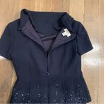 Talbots Petite Sequin Navy Blue Sequin Dress Size 2 Photo 8