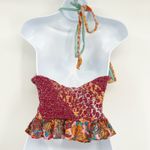 Anthropologie  Love The Label Womens Floral Boho Patchwork Halter Tank Top Size S Photo 9