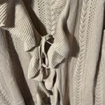 JM Collection Women’s 1X  Sleeveless Cardigan Sweater Vest Tan Beige NWT Photo 1