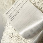 Escada Size XS Cream Silk Blend Open Knit Short Sleeve Belted Cardigan Top Photo 4