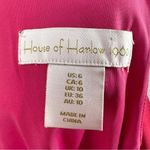 NWT House of Harlow 1960 Low Back Satin Mini Dress‎ in Pink Size 6 Photo 7
