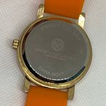 Macbeth Collection women watch gold tone elephant purple dial orange running Photo 5
