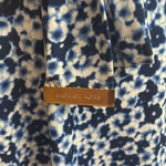 Michael Kors  Blue One Shoulder Floral Dress Photo 2