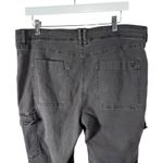 American Eagle Classic Bootcut Cargo Jeans Grey Boho High Rise Womens 14 Photo 4