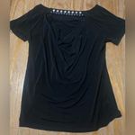 Michael Kors  Women’s Open-Back Black Shirt (NWOT) Photo 1