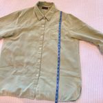 Relativity  Suede Feel Pastel Green Cottage Core Women's Button Down Size Large Photo 9