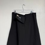 Adrienne Landau  Jet Black Gathered Midi Skirt Sz 14 NWT Photo 10