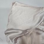 LPA  Flutter Sleeve Satin Top in Champagne Pink XL Photo 5