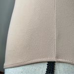 ZARA  Nude Beige Tan Sleeveless Snap Bottom High Neck Bodysuit Small Photo 10