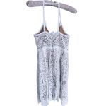 Tracy Reese Fairy Boho Lace Mini Dress 10 White Bridal Bachelorette Event Party Photo 7