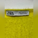 ZARA Women’s Knit Fuzzy Neon Cropped Sweater Bell Sleeves Photo 10