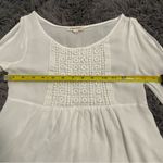 Peach Royal  White Lace Detail Top Photo 5