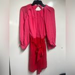 Reiss  NEW Valentina color clash color block mini Dress pink red size 2 Photo 4