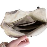 Cottagecore Embroidered Shoulder Bag Boho Whimsical Floral Tapestry Fairy Casual Green Photo 7