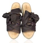 Free People  Chapmin Ribbon Espadrilles EU 37 US 6.5 Platform Sandals Leopard Photo 4