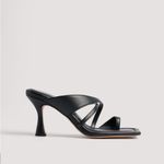 NA-KD  Crossed Toe Strap Heels Black- Size 36 Photo 2