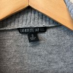 Lafayette 148  New York gray 100% merino wool cardigan Photo 5