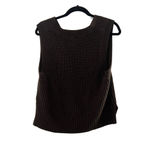 Streetwear Society  Knit Sweater Vest Women's Size S College Retro V Neck Photo 1