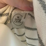 Paper Crane Anthropologie Women’s Pullover Hoodie Large Striped EUC! Photo 3