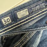 Miss Me Bootcut Jeans Size 30 Thick Stitch Embroidered Pockets Bling Grunge Y2K Photo 7