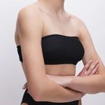 Good American NEW WOMENS ALWAYS FITS SWIM BANDEAU IN IVORY001 SIZE XXS/XS Photo 1