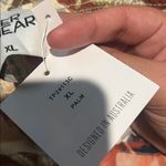 Paper Heart NWT  Strapless Palm Print Maxi Dress size XL Photo 9