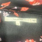 Tularosa  Santorini Maxi Dress Women's Med Black Pink Floral Sleeveless Halter Photo 6