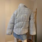 EXPRESS puffer jacket metallic tweed Medium Photo 2