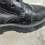 ASOS Black combat lace up boots Photo 9