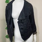 CAbi  901 Ruffle Faux Leather Jacket Photo 9