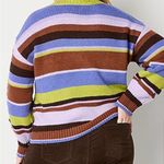 st. john's bay 🌻🌻🌻BOGOHO 🌻🌻🌻 Cozy Purple and Brown Crew Neck Sweater-Large Photo 1