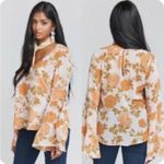 Show Me Your Mumu  Nicolette Floral Bell Sleeve Blouse 704 Photo 2