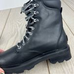 Sorel  Women's Lennox Leather Lace-Up STKD WP Boots 7.5US Black / Sea Salt $190 Photo 8
