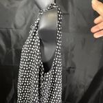 Max edition Size M Sleeveless Top Blouse Shirt Chiffon Lined Black Dots Photo 4