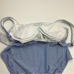 Sea Level Swim Blue White Striped One Piece Swimsuit Womens US 12 NEW *FLAW Photo 10